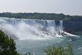 American Fall and Maid of The Mist Niagara Falls Ontario Canada Royalty Free Stock Photo