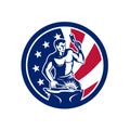 American Farrier USA Flag Icon