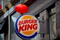 American fast food chain Buger king restauarant in Denmark