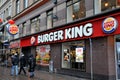 American fast food chain Buger king restauarant in Denmark