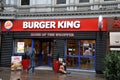 American fast food chain Buger king restauarant in Denmark