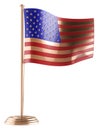 American flag Royalty Free Stock Photo