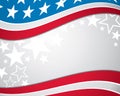 American Flag Background Royalty Free Stock Photo