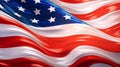 American flag background. Generative ai design Royalty Free Stock Photo