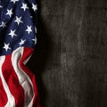 American flag background Royalty Free Stock Photo