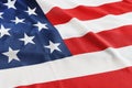 American Flag Background. Waving USA Flag for various themes: 4th of July - Independence Day, Memorial Day Royalty Free Stock Photo