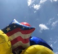 American flag balloons