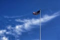 American flag cemetery of nettuno Royalty Free Stock Photo