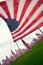 American Flag close up