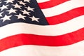 American flag. Close up. American flag background. Concept of patriotism Royalty Free Stock Photo