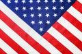 American flag Close-up Royalty Free Stock Photo