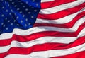 American Flag Close-up Royalty Free Stock Photo