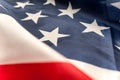 American flag close-up Royalty Free Stock Photo