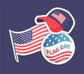 American Flag Day Festival Patriotic Stickers