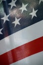 American flag detail Royalty Free Stock Photo