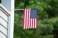 American Flag on house