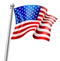 American Flag Royalty Free Stock Photo