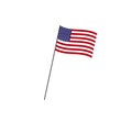 American flag. Independence Day. vector icon