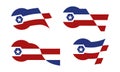 American Flag Logo with Wrench Combination