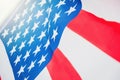 American flag for Memorial Independence Day 4th of July Royalty Free Stock Photo