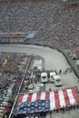 American flag at Bristol Nascar race