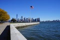 American Flag in New York City USA Royalty Free Stock Photo