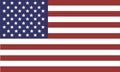 American Flag Old Glory vector isolated on transparent background. 13 stripes and 50 stars Royalty Free Stock Photo