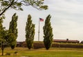 American flag over Fort McHenry Royalty Free Stock Photo