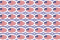 American flag pattern Royalty Free Stock Photo