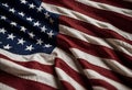 an american flag with stars and stripes is shown in the background Royalty Free Stock Photo