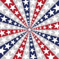 American flag sunburst art texture stars stripes