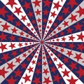 American flag sunburst art texture stars stripes