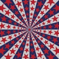 American flag sunburst art texture stars stripes