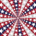 American flag sunburst art texture stars stripes