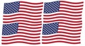 American Flag of United States of America