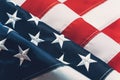 American Flag or United States of America national flag background, close up Royalty Free Stock Photo