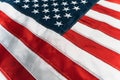 American Flag or United States of America national flag background, close up Royalty Free Stock Photo