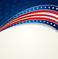 American Flag, Vector patriotic background