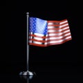 American flag (version without backlight) Royalty Free Stock Photo