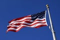 American flag at Washington Monument