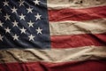 American Flag Wave Close Up for Memorial Day or 4th of July. Ai Generative Royalty Free Stock Photo