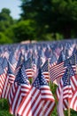 Boston Tribute to fallen military service members Royalty Free Stock Photo