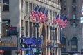 American Flags Rockefeller Center New York City