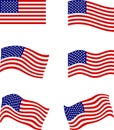 American flags