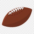 American football ball cartoon illustration