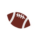 American football ball icon vector Royalty Free Stock Photo