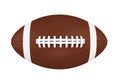 American Football Ball Isolated Royalty Free Stock Photo