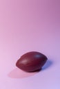 American Football ball on pink background. Spot team concept Royalty Free Stock Photo