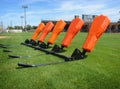 American football blocking sled Royalty Free Stock Photo