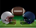 American Football Bowl Game Illustration Royalty Free Stock Photo